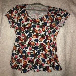 Women’s peplum top